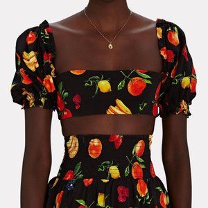 WeWoreWhat Fruit Puff Sleeve Top